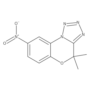 4,4-Dimethyl-8-nitro-4h-benzo[b]tetrazolo[1,5-d][1,4]oxazine Structure