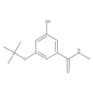 3-Tert-butoxy-5-hydroxy-N-methylbenzamide Structure