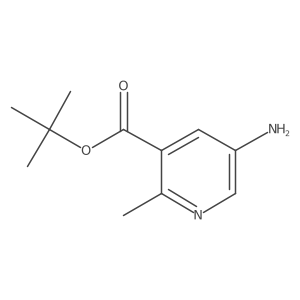 tert-Butyl 5-amino-2-methylnicotinate Structure