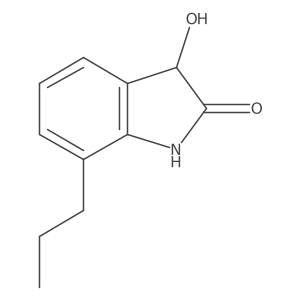 2H-Indol-2-one, 1,3-dihydro-3-hydroxy-7-propyl- Structure