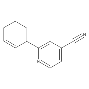 2-(2-Cyclohexen-1-yl)-4-pyridinecarbonitrile结构式