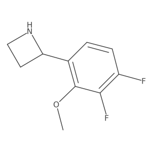 2-(3,4-Difluoro-2-methoxyphenyl)azetidine Structure