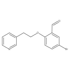 5-bromo-2-[2-(3-pyridinyl)ethoxy]Benzaldehyde结构式