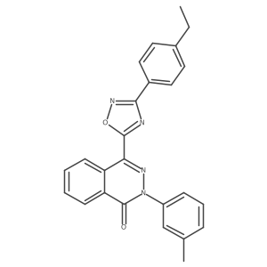 4-[3-(4-ethylphenyl)-1,2,4-oxadiazol-5-yl]-2-(3-methylphenyl)phthalazin-1(2H)-one结构式