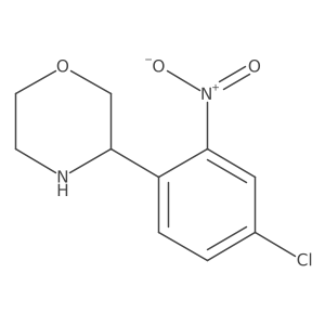 3-(4-Chloro-2-nitrophenyl)morpholine Structure
