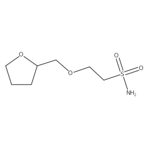 2-[(Oxolan-2-yl)methoxy]ethane-1-sulfonamide Structure