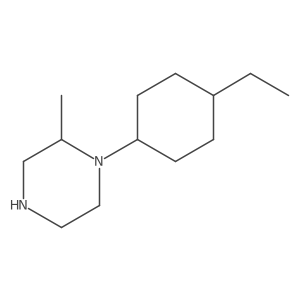 1-(4-Ethylcyclohexyl)-2-methylpiperazine结构式
