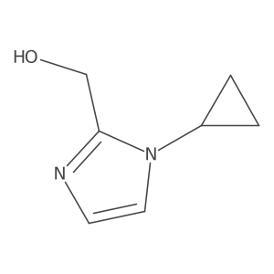 (1-cyclopropyl-1H-imidazol-2-yl)methanol Structure