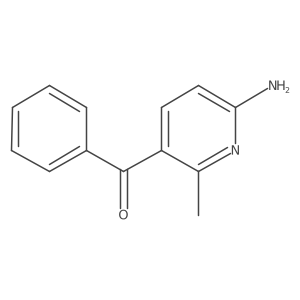 (6-Amino-2-methylpyridin-3-yl)(phenyl)methanone Structure