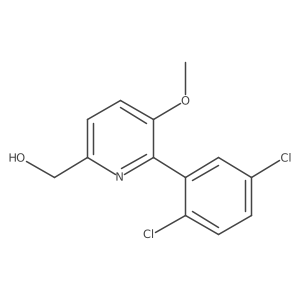 COc1ccc(CO)nc1-c1cc(Cl)ccc1Cl结构式