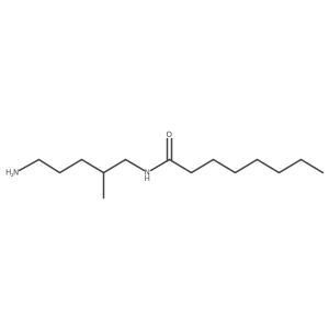 Octanamide, N-(5-amino-2-methylpentyl)-结构式