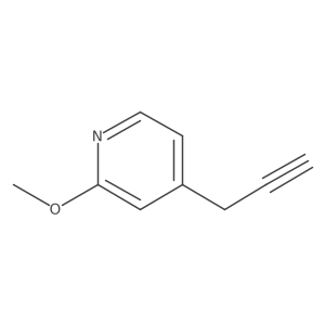 2-Methoxy-4-(prop-2-yn-1-yl)pyridine结构式