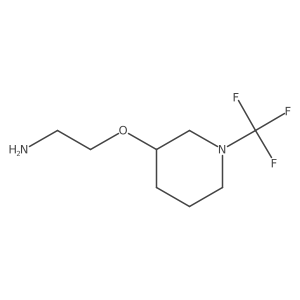 (S)-2-((1-(trifluoromethyl)piperidin-3-yl)oxy)ethanamine Structure