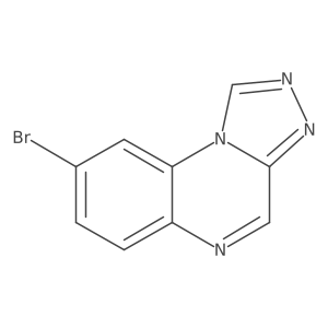 8-Bromo-[1,2,4]triazolo[4,3-a]quinoxaline结构式