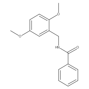 N-(2,5-dimethoxybenzyl)benzamide结构式