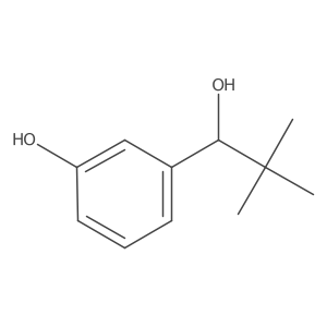 3-(1-Hydroxy-2,2-dimethylpropyl)phenol Structure
