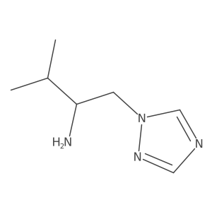 3-methyl-1-(1H-1,2,4-triazol-1-yl)butan-2-amine Structure