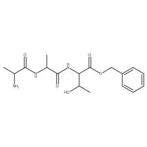 L-Threonine, N-(N-L-alanyl-L-alanyl)-, phenylmethyl ester结构式