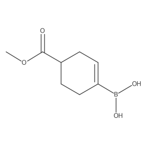 (4-Methoxycarbonylcyclohexen-1-yl)boronic acid Structure
