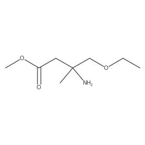 Methyl 3-amino-4-ethoxy-3-methylbutanoate Structure