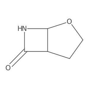 2-Oxa-7-azabicyclo[3.2.0]heptan-6-one结构式