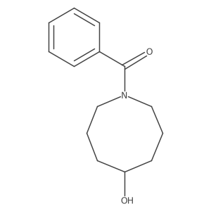 (Hexahydro-5-hydroxy-1(2H)-azocinyl)phenylmethanone Structure