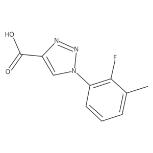 1-(2-fluoro-3-methylphenyl)-1H-1,2,3-triazole-4-carboxylic acid Structure