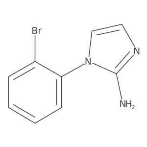 1-(2-Bromophenyl)-1H-imidazol-2-amine结构式