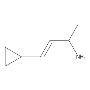 4-Cyclopropylbut-3-en-2-amine结构式