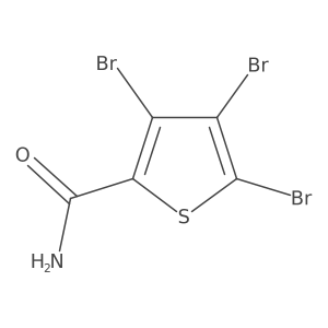 3,4,5-Tribromothiophene-2-carboxamide Structure