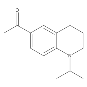 1-[1-(1-Methylethyl)-1,2,3,4-tetrahydroquinolin-6-yl)ethanone结构式