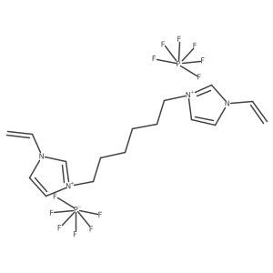 3,3'-(Hexane-1,6-diyl)bis(1-vinyl-1H-imidazol-3-ium) hexafluorophosphate(V) Structure
