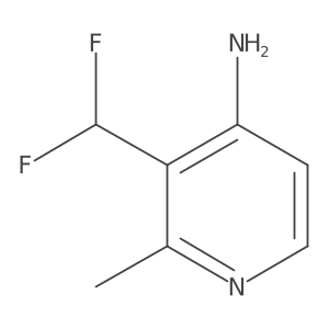 3-(Difluoromethyl)-2-methylpyridin-4-amine结构式