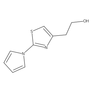 2-[2-(1H-pyrrol-1-yl)-1,3-thiazol-4-yl]ethanol结构式