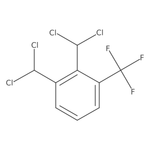 1,2-Bis(dichloromethyl)-3-trifluoromethylbenzene Structure