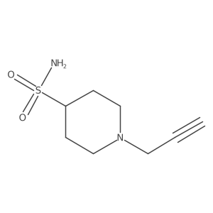 1-prop-2-ynylpiperidine-4-sulfonamide结构式