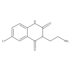 3-(2-aminoethyl)-6-chloroquinazoline-2,4(1H,3H)-dione结构式