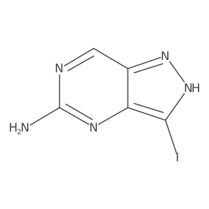3-Iodo-1H-pyrazolo[4,3-d]pyrimidin-5-amine Structure
