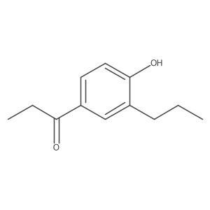1-(4-Hydroxy-3-propyl-phenyl)-propan-1-one结构式