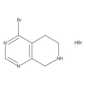 4-Bromo-5,6,7,8-tetrahydropyrido[3,4-d]pyrimidine hydrobromide Structure
