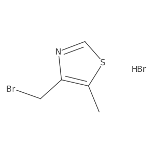 4-(Bromomethyl)-5-methylthiazole hydrobromide Structure