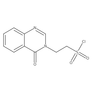 2-(4-Oxo-3,4-dihydroquinazolin-3-yl)ethane-1-sulfonyl chloride Structure