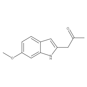 1-(6-methoxy-1H-indol-2-yl)propan-2-one结构式