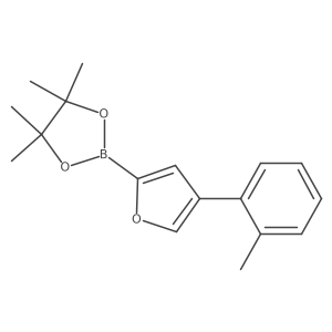 4-(2-Tolyl)furan-2-boronic acid pinacol ester Structure