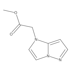 methyl 2-(1H-imidazo[1,2-b]pyrazol-1-yl)acetate结构式