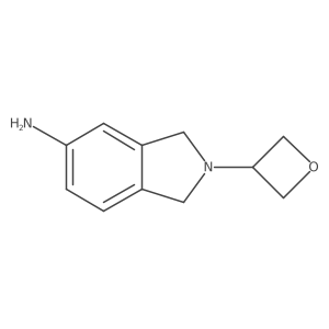 2,3-Dihydro-2-(3-oxetanyl)-1H-isoindol-5-amine Structure