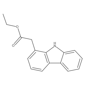 Ethyl 2-(9H-carbazol-1-yl)acetate结构式