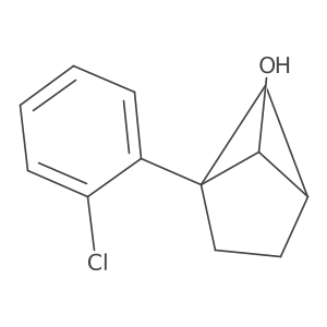 1-(2-Chlorophenyl)bicyclo[2.1.1]hexan-5-ol结构式