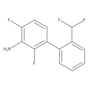 3-[2-(Difluoromethyl)phenyl]-2,6-difluoroaniline Structure