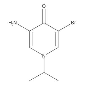 3-Amino-5-bromo-1-(propan-2-yl)-1,4-dihydropyridin-4-one Structure